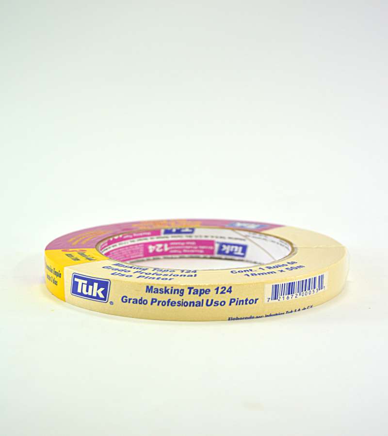 Cinta Tuk 124 18X50 3/4″ Masking Tape Maplusa