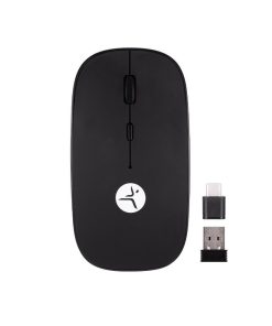 MOUSE TECHZONE TZACMOI30 NEGRO RECARGABLE C/MOUSE PAD