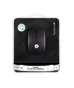 Alternative view of MOUSE TECHZONE TZACMOI30 NEGRO RECARGABLE C/MOUSE PAD