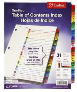 SEPARADOR ONE STEP 31 DIVISIONES E60118