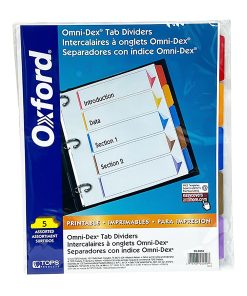 SEPARADOR OMNI-DEX 5 DIV. COLORES 20-0050